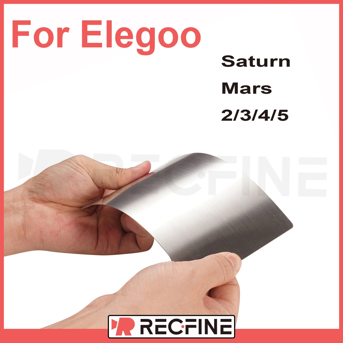 Universal Magnetic Flexible Steel Build Plate for Resin 3D Printers - Easy-Release Spring Steel Surface