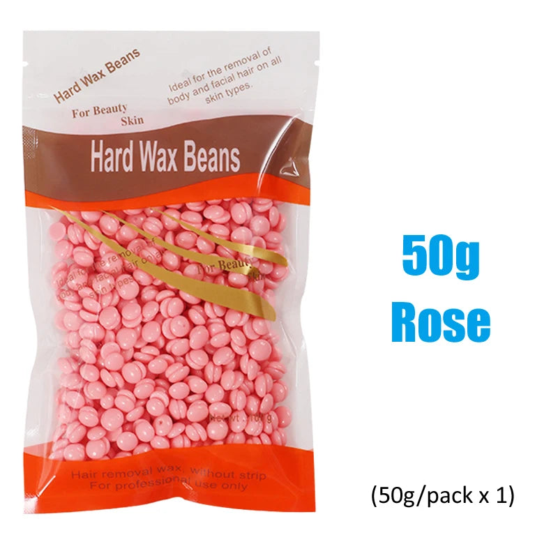Hard Wax Beans for Hair Removal – 500g/200g/50g (17.6 oz/7.1 oz/1.8 oz) Pearl Wax for Wax Warmers | Body & Brazilian Waxing