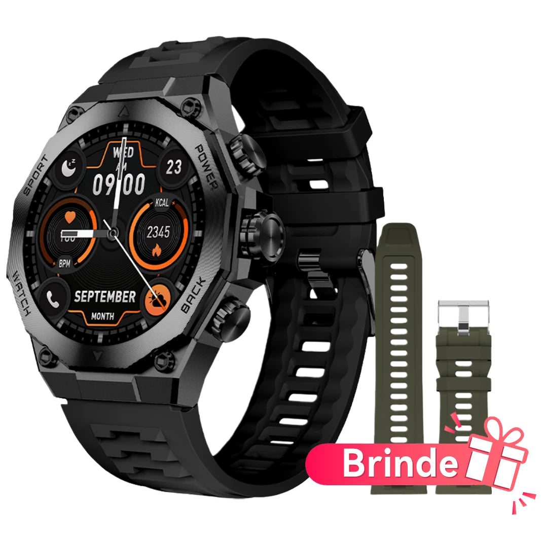 1.43" (36 mm) AMOLED Smartwatch — 150+ Sports Modes, Heart Rate & SpO2 Monitor, Bluetooth Calling, Android/iOS Compatible