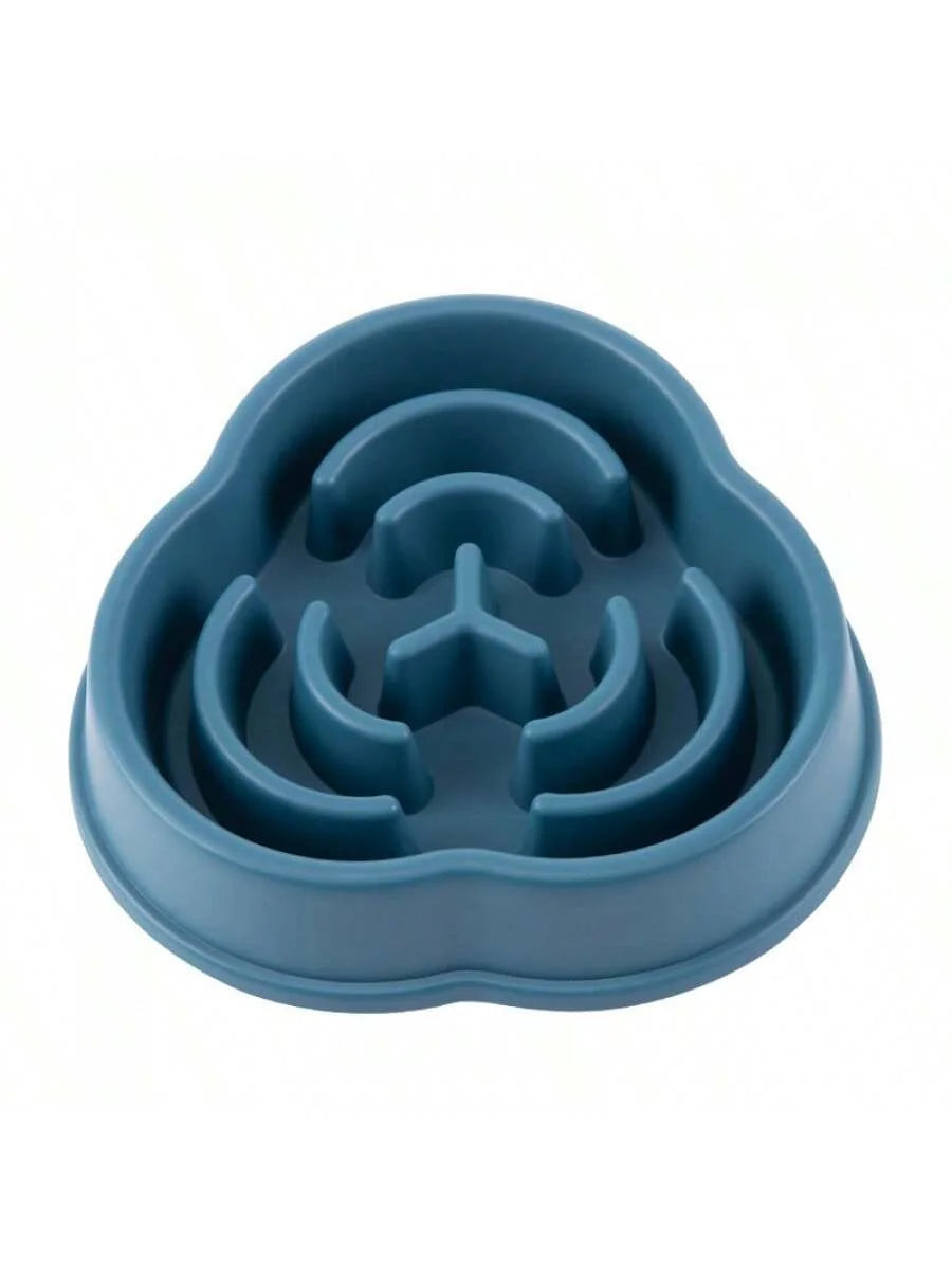 Large Dog Slow Feeder Bowl 500ml (17 fl oz) Cloud-Shaped Plastic Anti-Choke Slow Eating Bowl