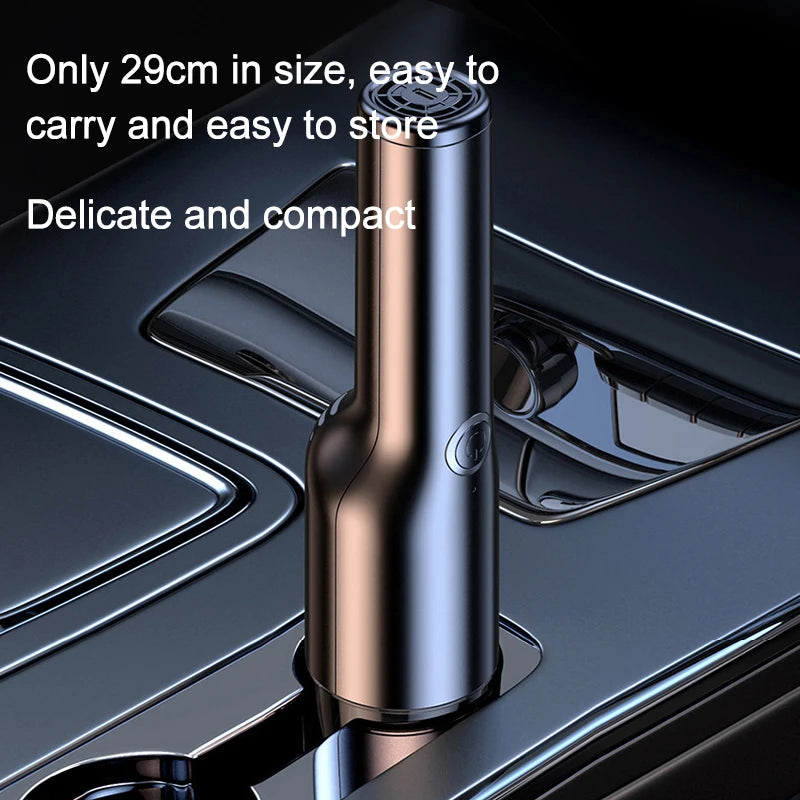 10000Pa Portable Wireless Mini Vacuum Cleaner - Rechargeable Handheld Wet/Dry Car & Home Pet Hair Cleaner