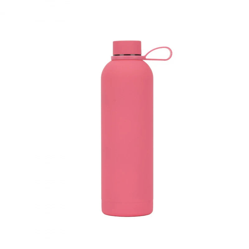 Personalized Stainless Steel Vacuum Water Bottle 17oz (500ml), Custom Name Laser Engraved Sports Tumbler