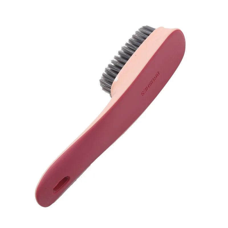 Multi-Purpose Shoe & Clothes Cleaning Brush – Plastic Scrub Brush (17 x 4 x 3 cm / 6.7 x 1.6 x 1.2 in) – 1/2/4-Pack