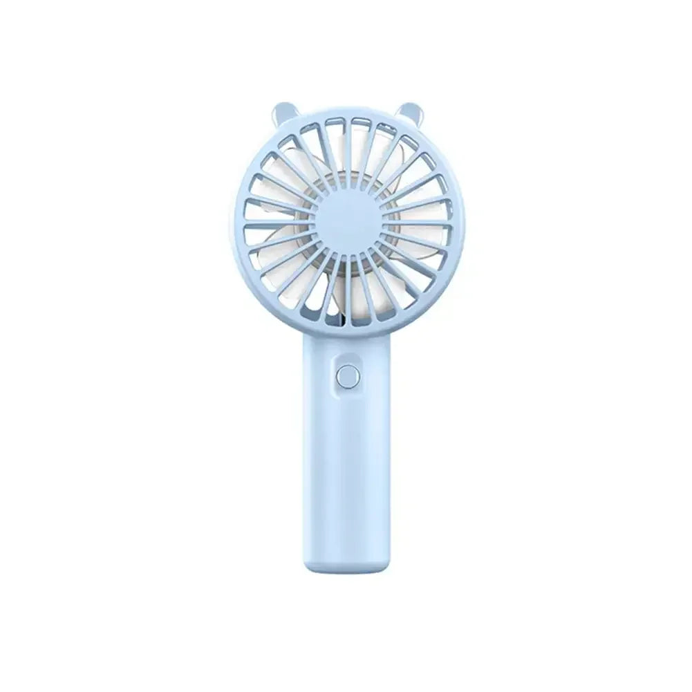 Mini USB Rechargeable Handheld Fan, Silent Portable Cooling Fan for Eyelash Makeup, Desk & Outdoor (6.30 x 3.15 x 1.97 in / 16 x 8 x 5 cm)