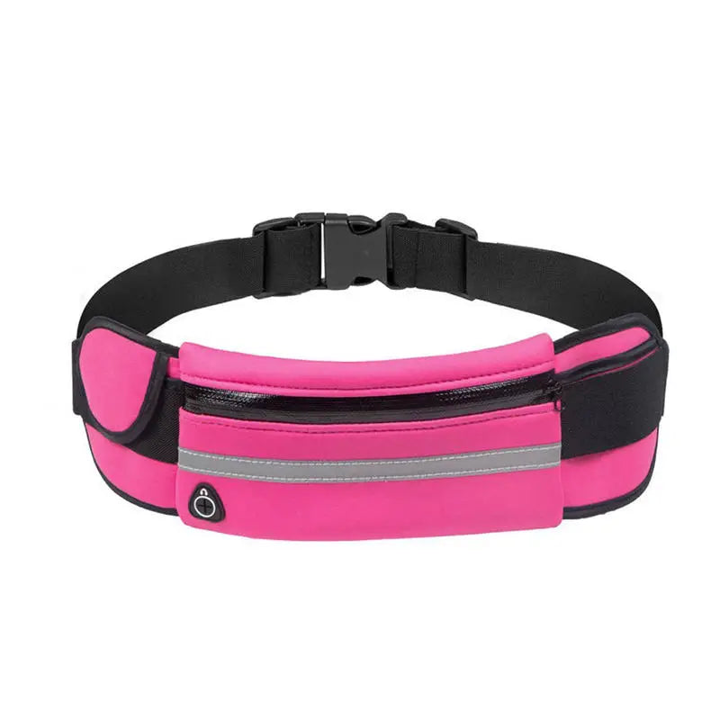 Colorful Waterproof Neoprene Fanny Pack Reflective Adjustable Running Waist Bag