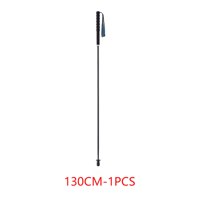 Ultralight Carbon Fiber Trekking Poles 5-Section Folding Anti-Shock Hiking and Walking Sticks 110/120/130 cm (43/47/51 in)