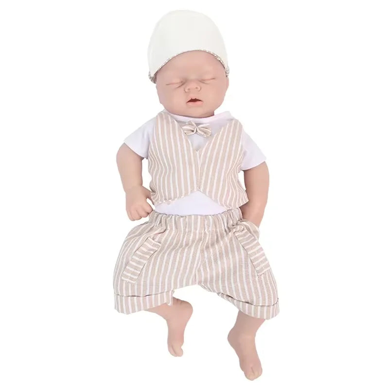 Full Body Medical-Grade Silicone Reborn Baby Doll – Realistic, Weighted & Painted, 28–47 cm (11–18.5 in) – Collectible Gift for Adults & Kids