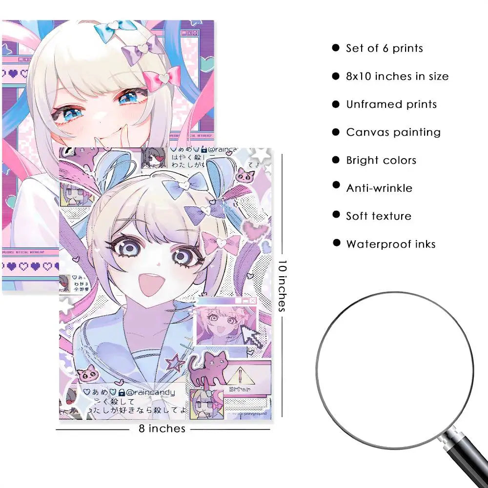 Anime Needys Girl Overdose Poster - Premium Print Wall Art for Room & Bar Decor