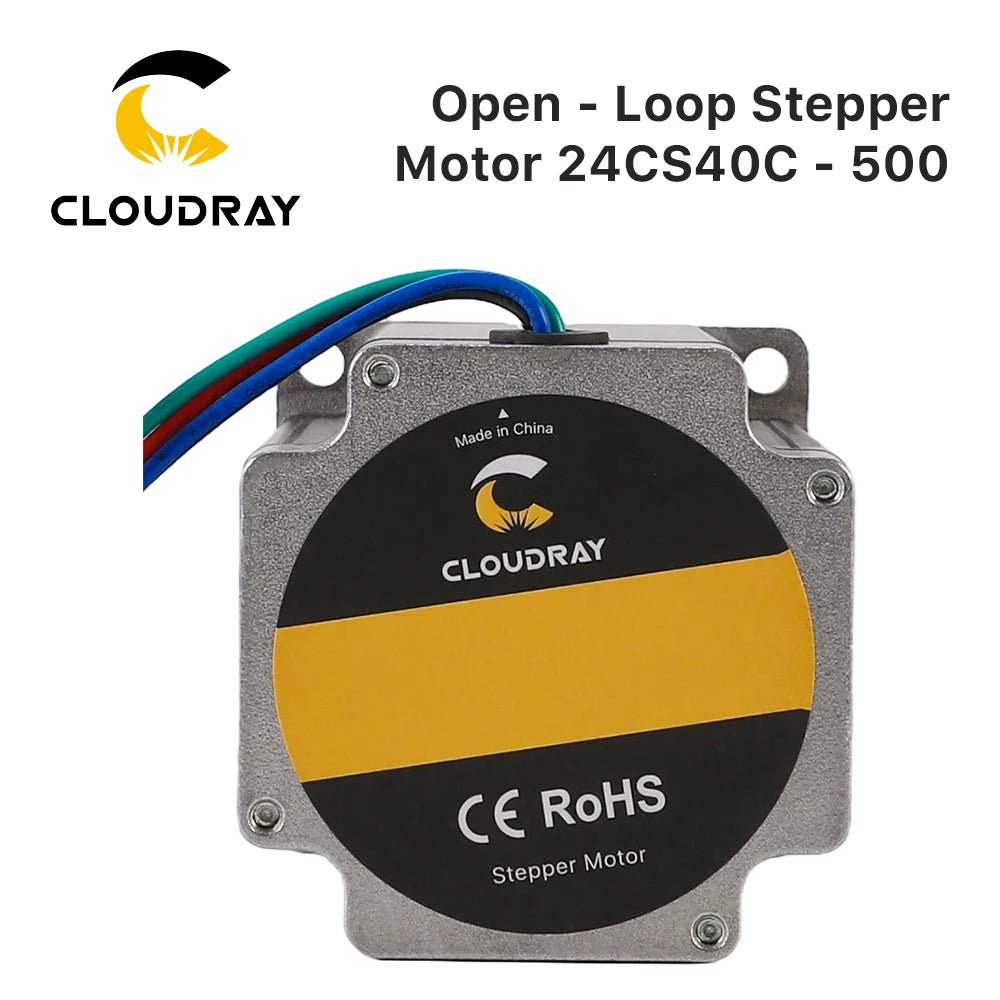 NEMA 24 2-Phase Stepper Motor 60mm (2.36 in) 4.0 N·m 5A 4-Lead for CNC Router Engraving Milling 3D Printer