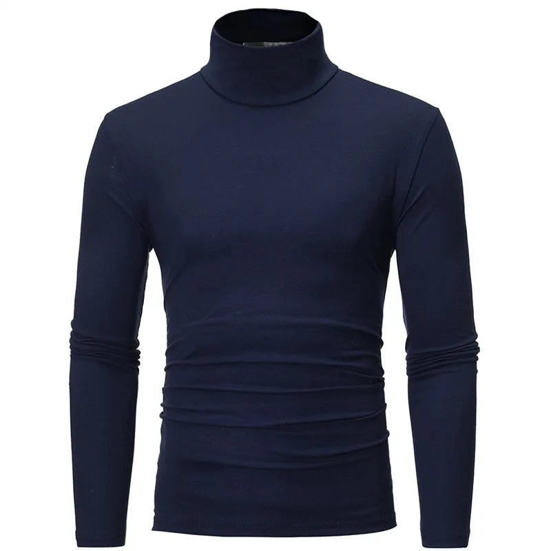 Men's Thermal Turtleneck Long Sleeve Shirt - Slim Fit Lightweight Winter Base Layer