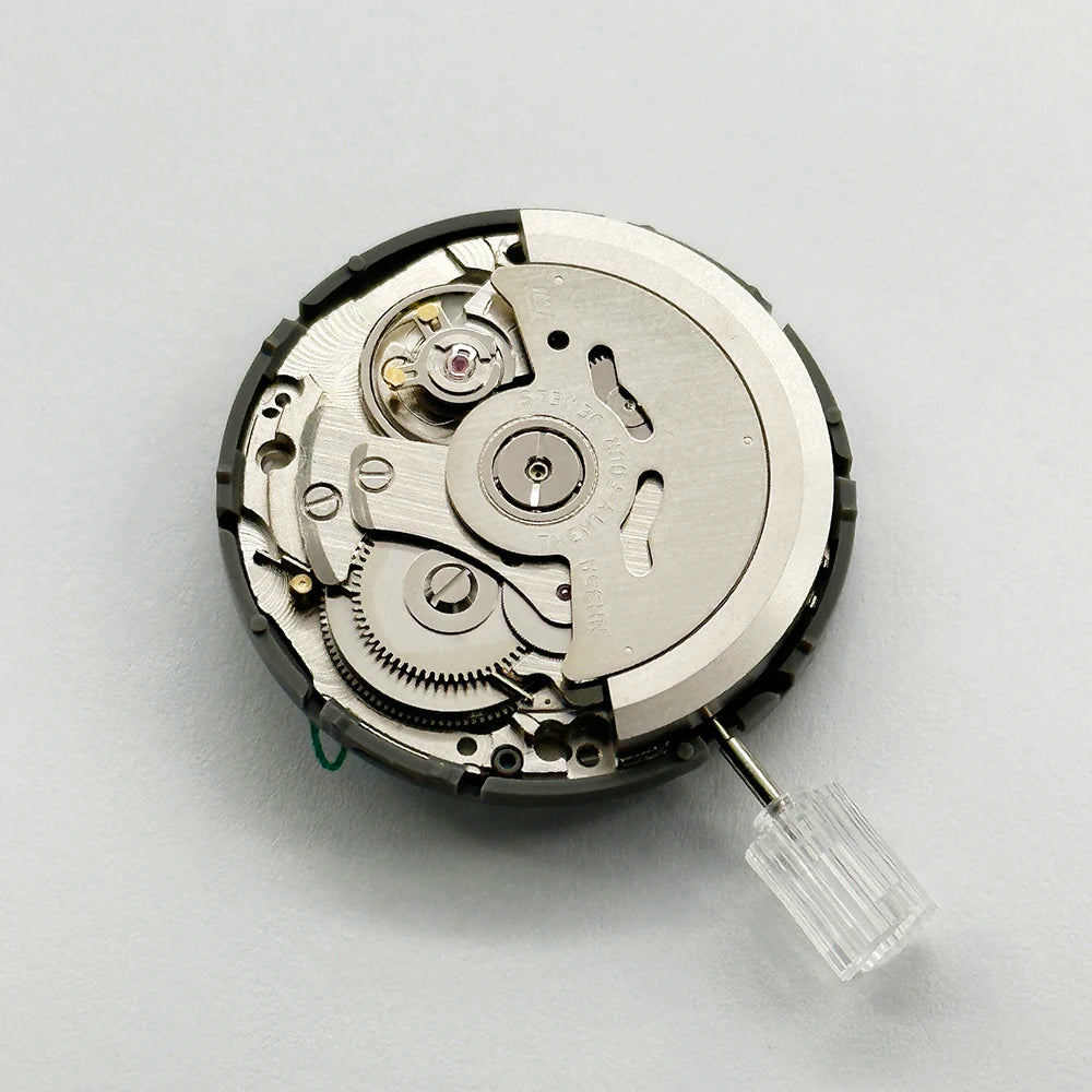 Automatic 24-Jewel Self-Winding Watch Movement with Date at 3:00 — High Accuracy, 41-Hour Power Reserve