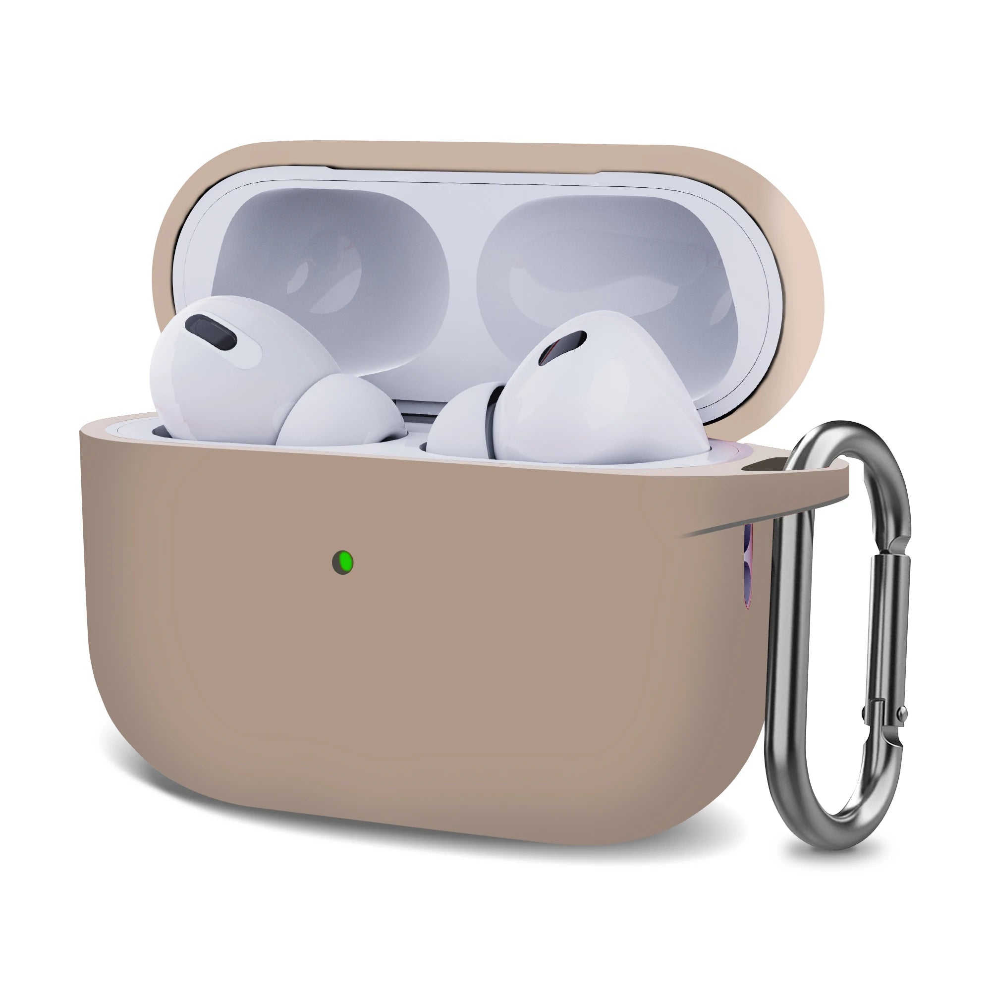 Silicone Earbud Charging Case Cover — Soft TPU Shockproof Protective Case for True Wireless Earbuds (1-Pack)