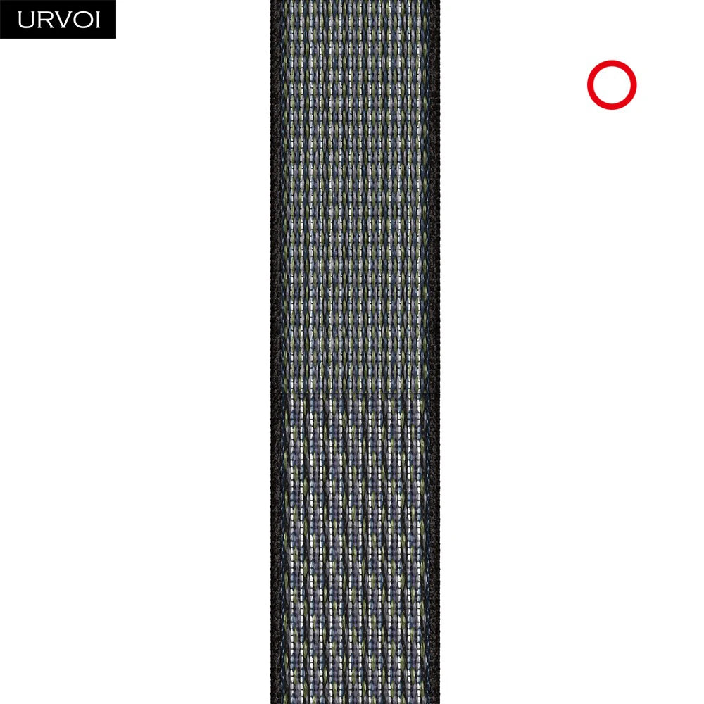 Nylon Sport Loop Band for Apple Watch — Breathable Hook & Loop Fastener — Fits 42/44/45/46/49mm