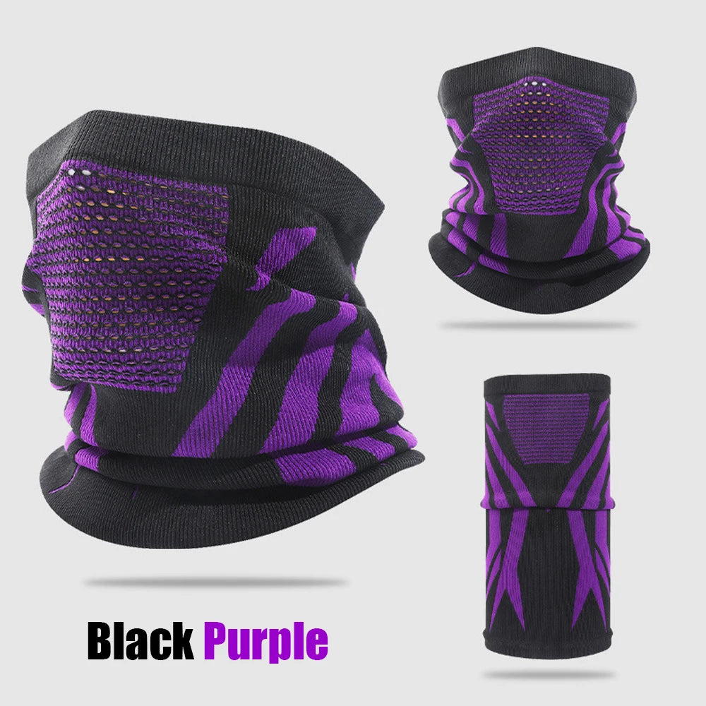 Winter Thermal Neck Gaiter Balaclava – Breathable Elastic Face Mask for Skiing, Cycling, Running & Motorcycling (Unisex)