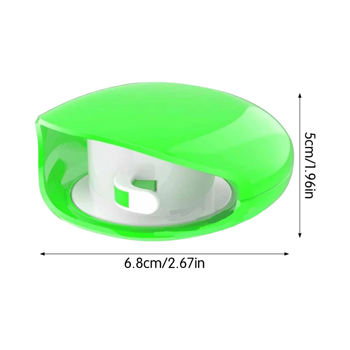Automatic Cable Management Box - Self-Retracting Earphone & Charging Cable Organizer, Compact 2 in x 2.7 in (5 x 6.8 cm)