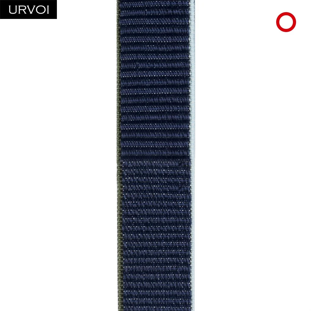 Nylon Sport Loop Band for Apple Watch — Breathable Hook & Loop Fastener — Fits 42/44/45/46/49mm