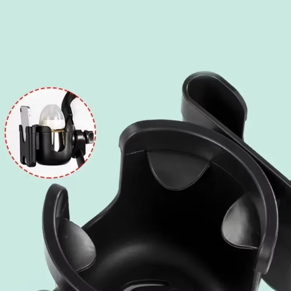 Stroller Cup & Phone Holder - Universal Pram Accessory, view 2