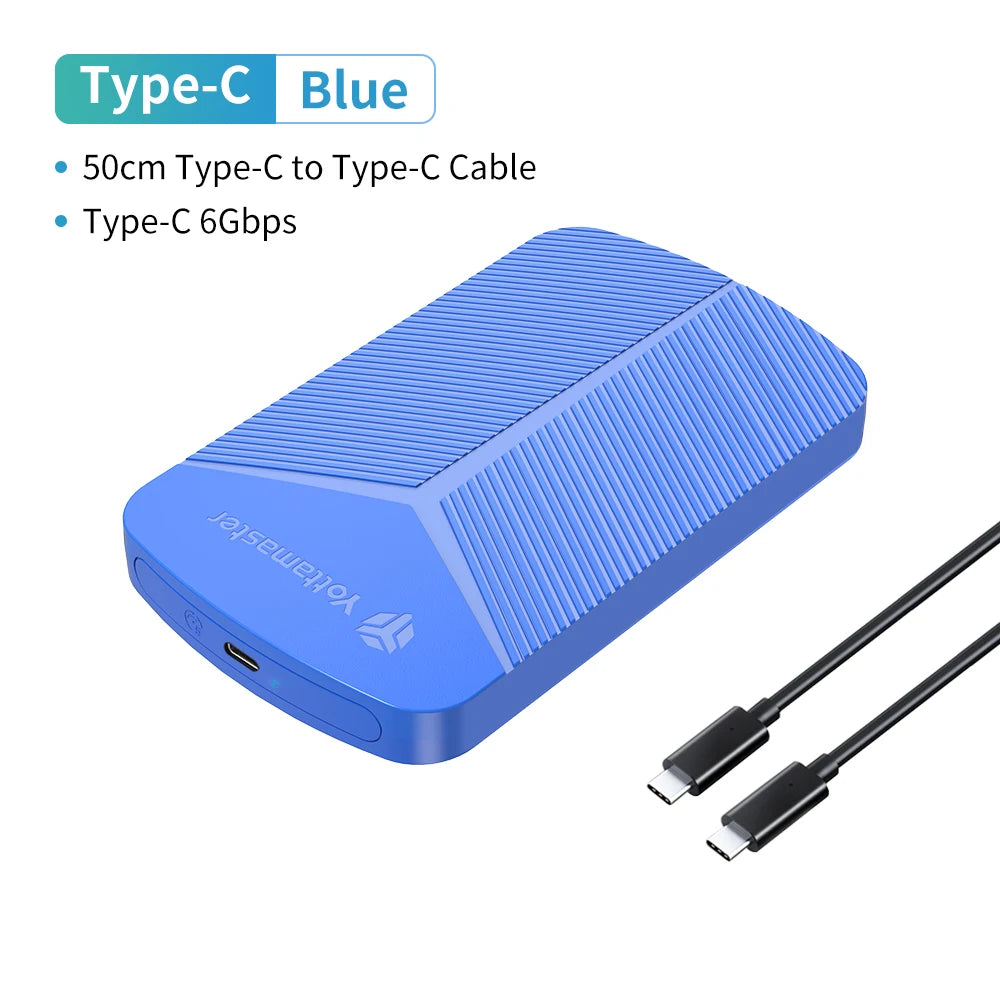 2.5-Inch SATA HDD/SSD Enclosure USB 3.0 UASP 6Gbps — Windows, Mac, Linux