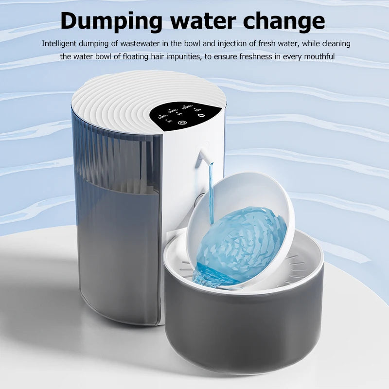 Rechargeable Smart Pet Water Dispenser – Wireless Cat Fountain & Automatic Dog Water Feeder
