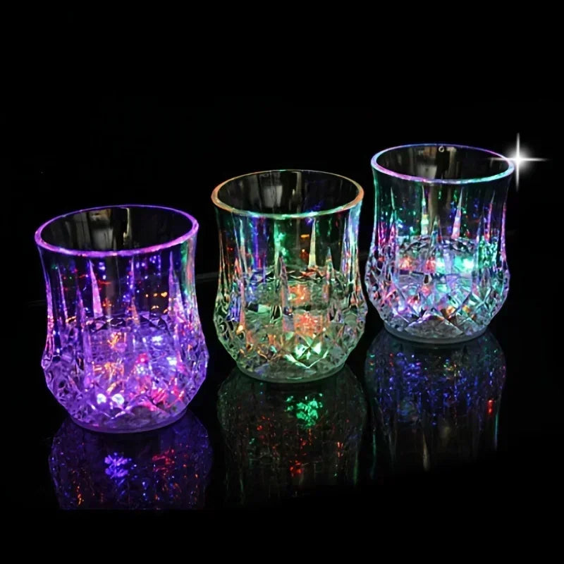 1-Pack LED Light-Up Color Changing Party Cup Glowing Beer Cup for Birthday Christmas Disco