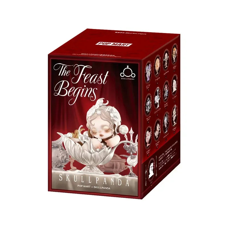 Skullpanda The Feast Begins Mystery Blind Box Figure - Collectible Kawaii Desktop Ornament