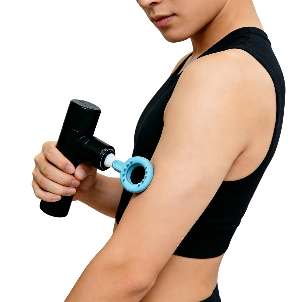 Replaceable Silicone Massage Gun Heads for 12–19mm (0.47–0.75 in) Shaft — Fascia Attachments for Muscle Relief & Recovery