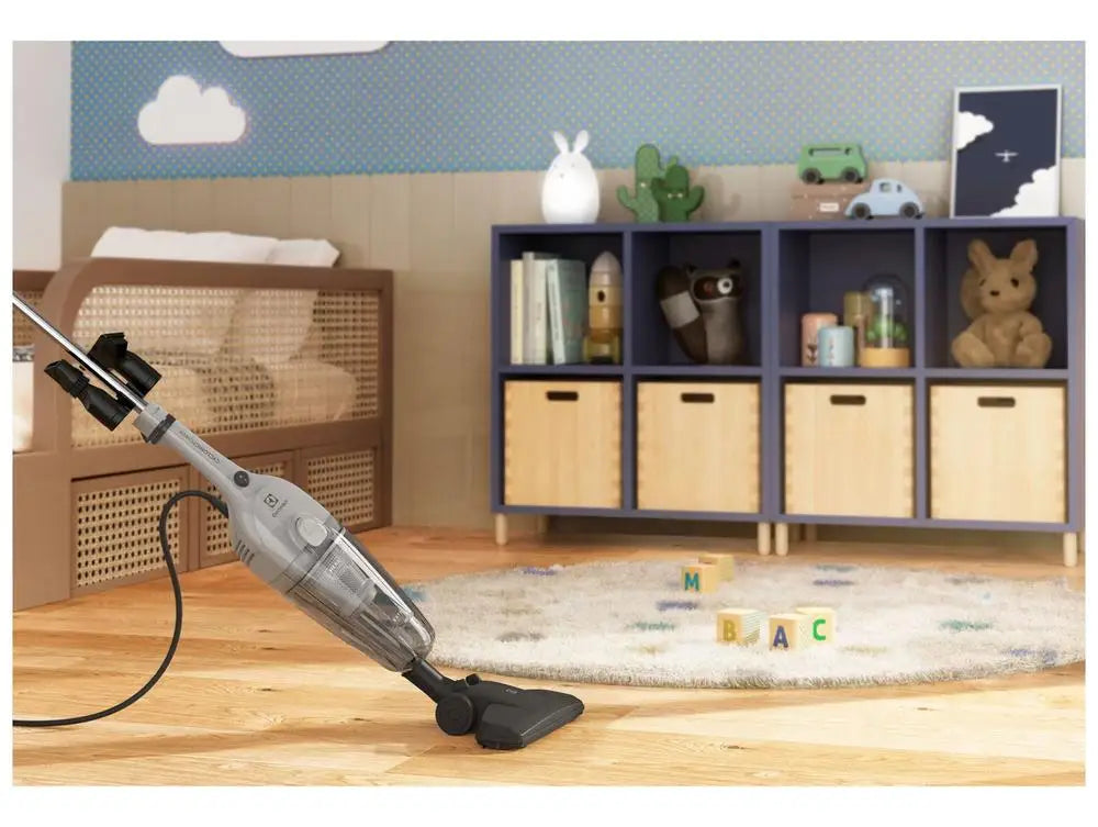 2-in-1 Cyclonic Vacuum Cleaner with HEPA Filter 1500W — Handheld & Upright, 950ml (0.95 L) Dustbin, 110V, Gray