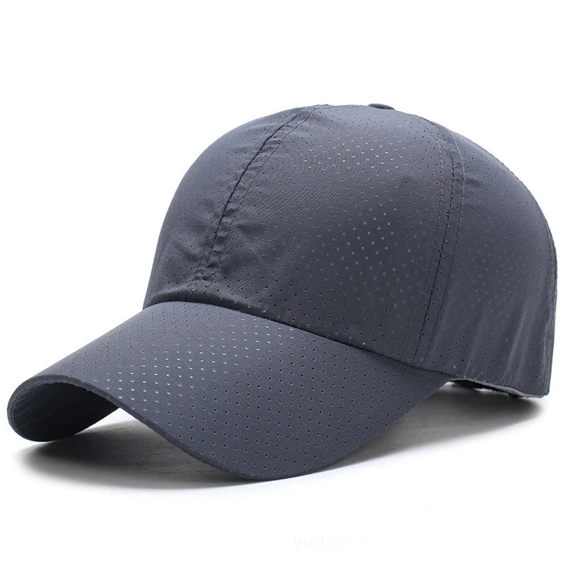 Summer Quick-Dry Baseball Cap Breathable Sun Hat for Outdoor Sports & Travel, Unisex