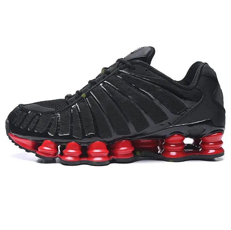 Men's Black Gold Cushioned Running Shoes - Outdoor Sports Sneakers, EU Sizes 40-45