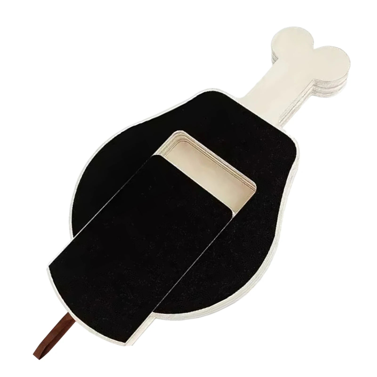 Dog Nail File Scratch Board with Pull-Out Sandpaper and Built-In Treat Box — Wooden Nail Trim Pad 36 x 5 x 25 cm (14.2 x 2.0 x 9.8 in)
