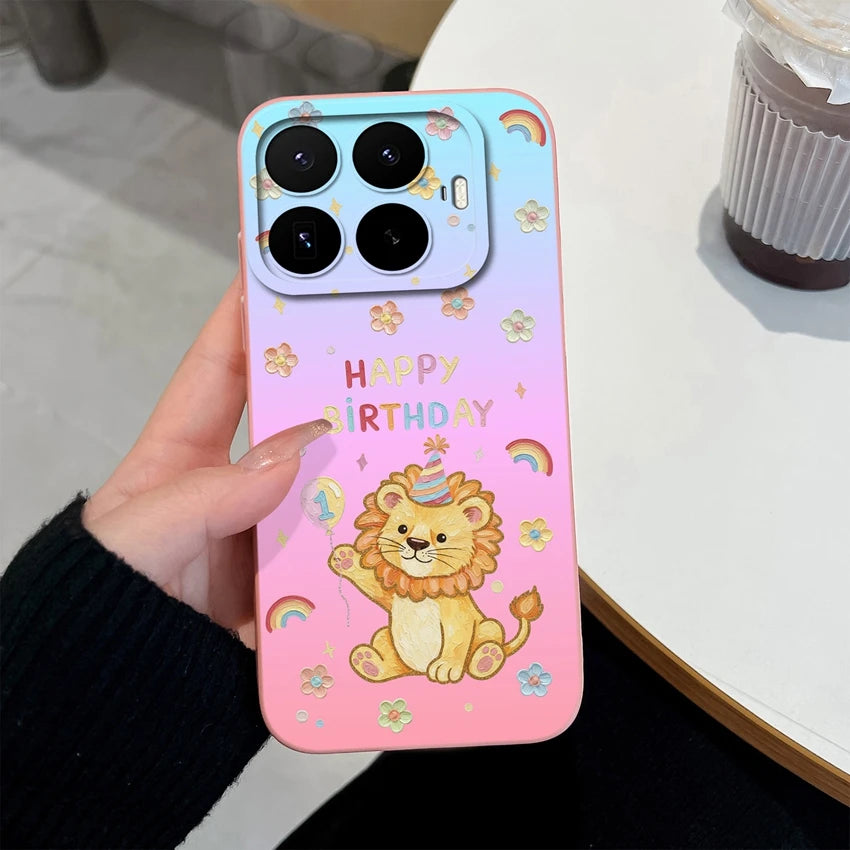 Liquid Silicone Phone Case for Xiaomi 17T / 17T Pro — Vibrant Fruit Print Soft Shell, Anti-Fingerprint Shockproof Bumper