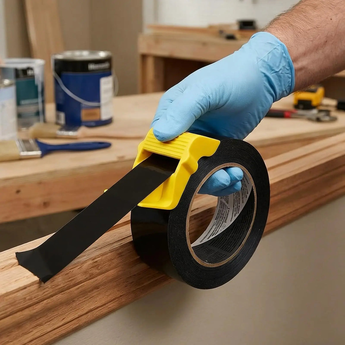 3-Pack Handheld Tape Dispenser Set for Masking and Paper Tape Cutter — DIY Crafts
