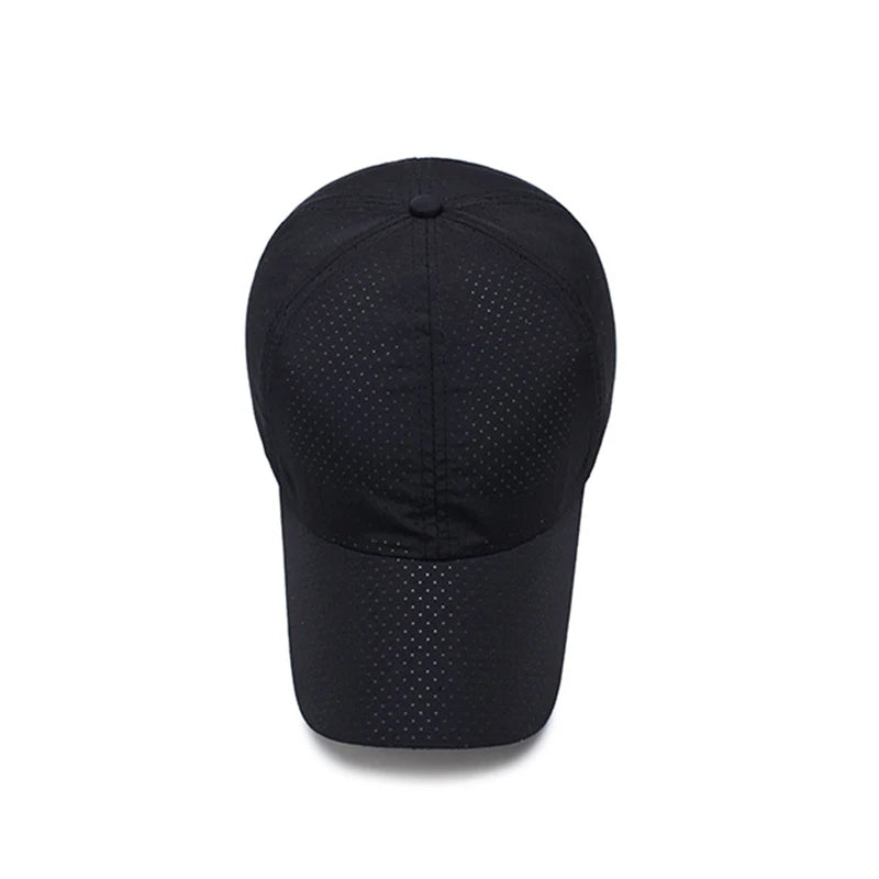 Summer Quick-Dry Baseball Cap Breathable Sun Hat for Outdoor Sports & Travel, Unisex
