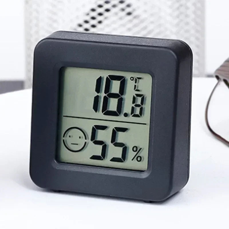 LCD Digital Thermometer Hygrometer - Indoor Temperature & Humidity Gauge Electronic Room Sensor Weather Station