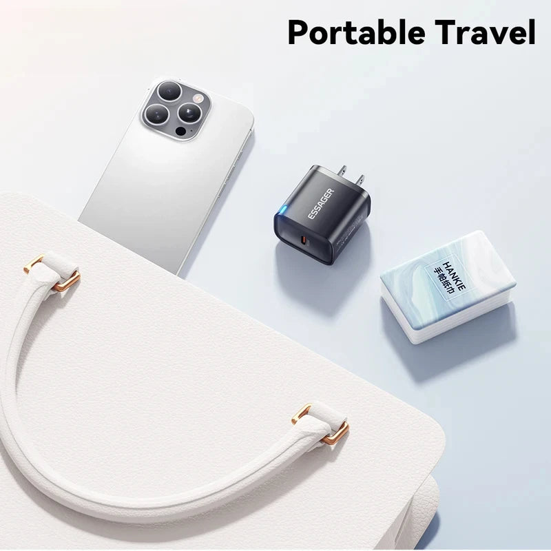 USB-C PD Travel Charger 20W/30W Fast Charging Adapter view 2
