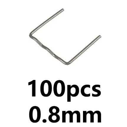 Auto Plastic Repair Staple Kit 100–600 pcs | 6 Types 0.6/0.8 mm Tungsten Steel Hot Stapler Nails for Car Bumper & Plastic Welding