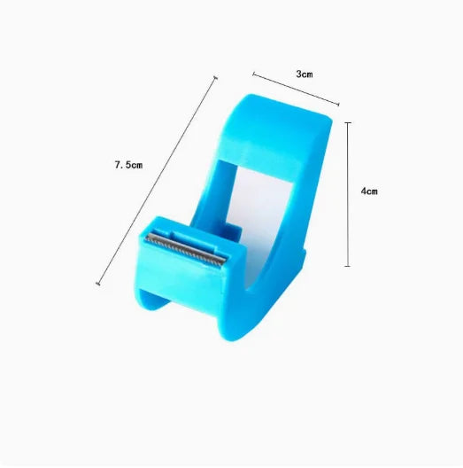 Mini Handheld Tape Dispenser with Cutter — Portable Desk Tape Holder for Office, School & Home