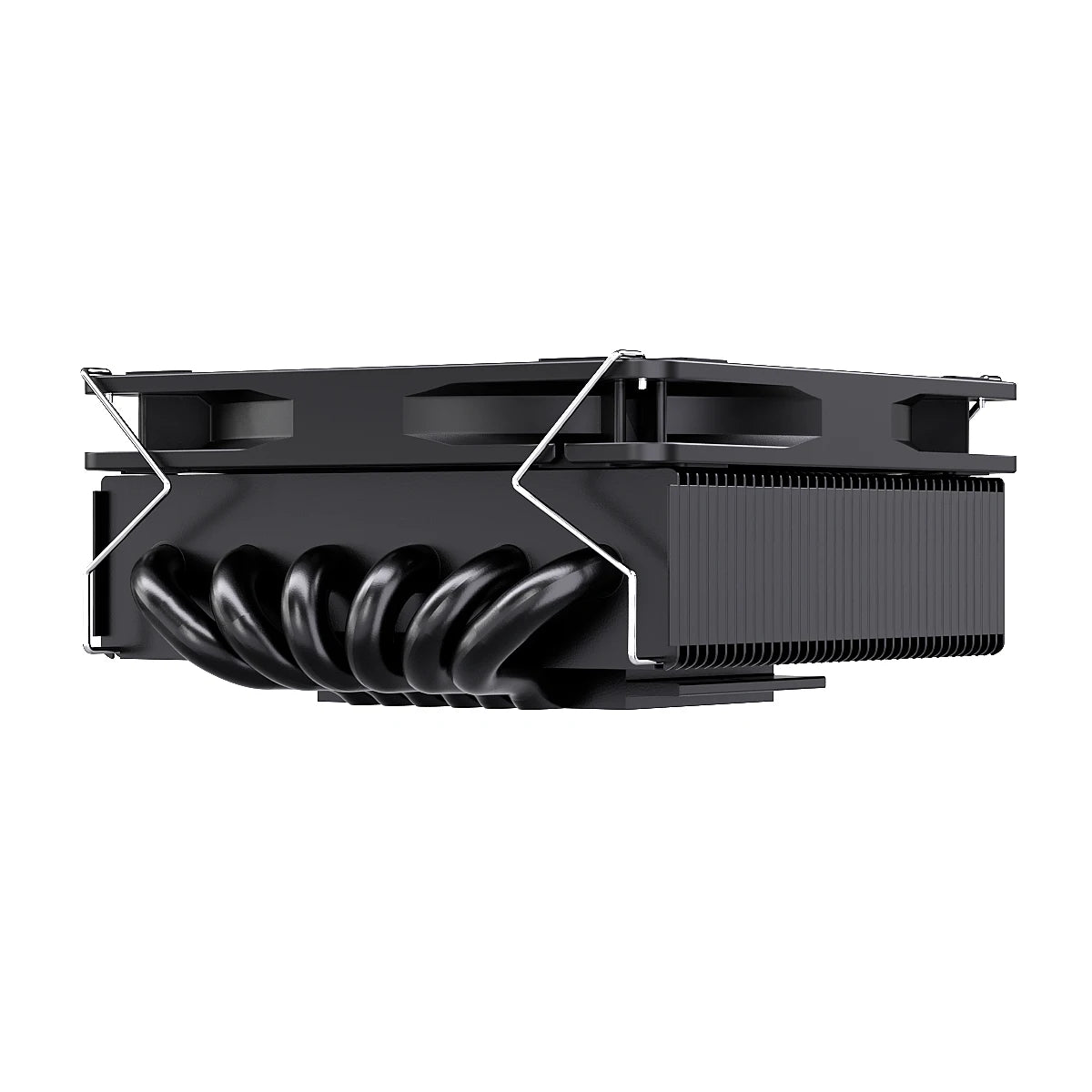 Low-Profile 6-Heatpipe CPU Cooler 45mm Height 150W TDP for AM5 AM4 and Intel LGA1700 1200 ITX Chassis