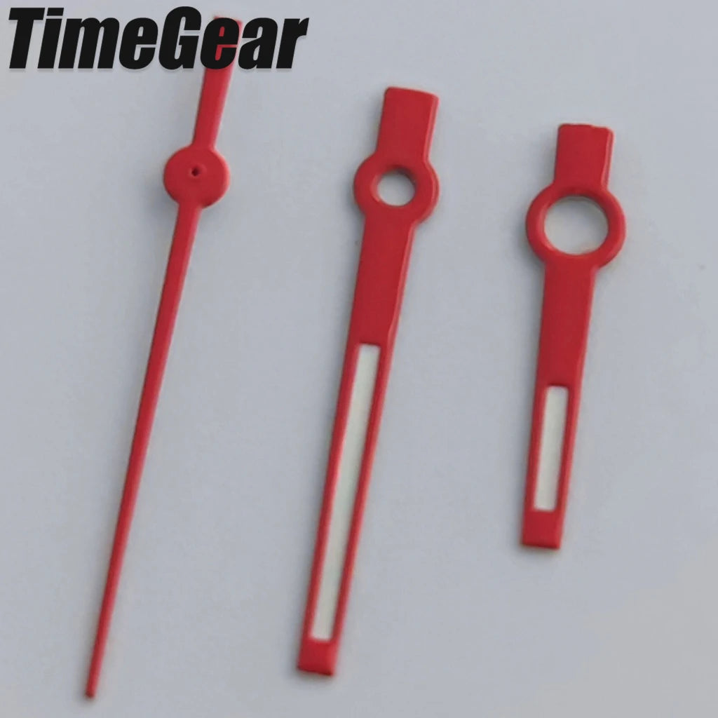 C3 Green Luminous Watch Hands Set for NH Series & Compatible Automatic Movements — 12.5 × 12 × 8 mm (0.49 × 0.47 × 0.31 in)