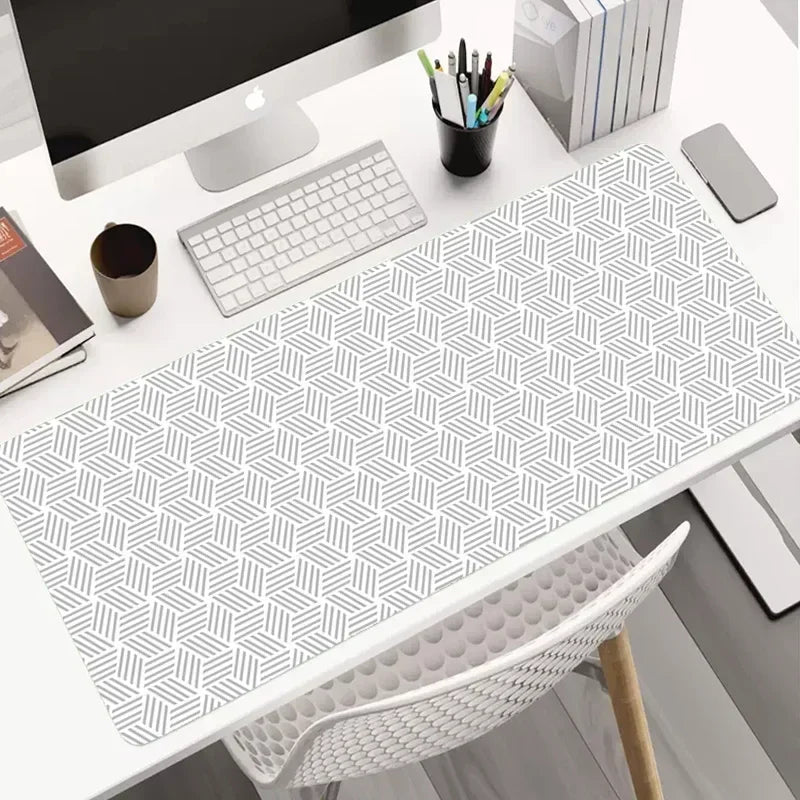 Large Gaming Mouse Pad 900 x 400 mm (35.4 x 15.7 in) XL Extended Non-Slip Rubber Base Stitched Edge – Abstract Desk Mat