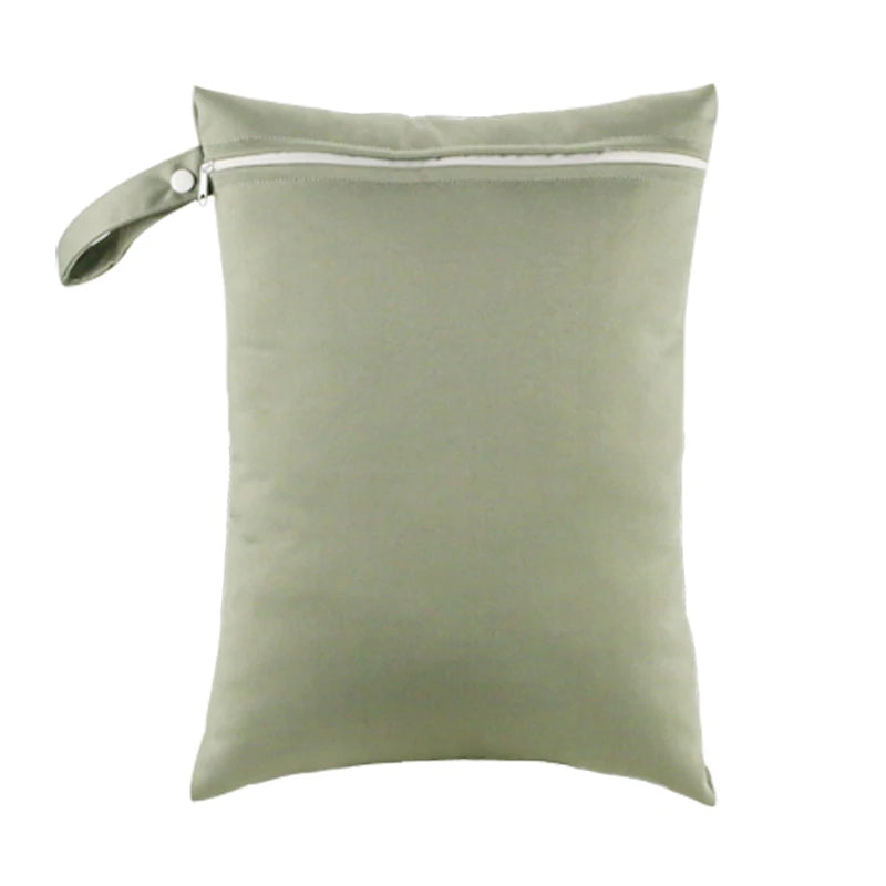 Waterproof Wet Bag 30 x 40 cm (11.8 x 15.7 in) Reusable Washable Diaper & Swim Pouch for Travel
