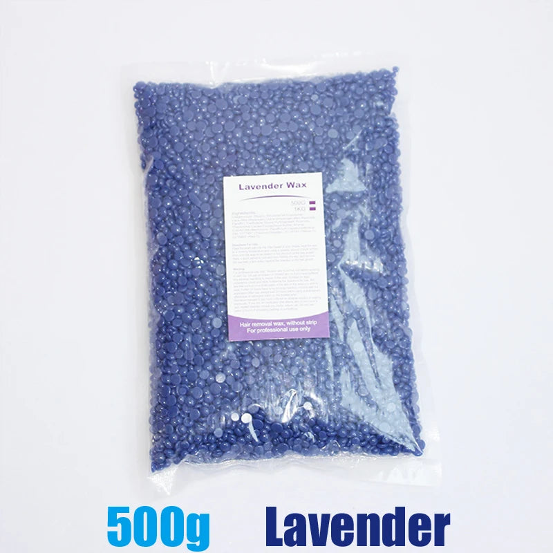 Hard Wax Beans for Hair Removal – 500g/200g/50g (17.6 oz/7.1 oz/1.8 oz) Pearl Wax for Wax Warmers | Body & Brazilian Waxing