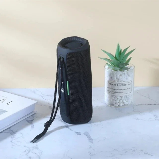 Portable Wireless Bluetooth Speaker 10W — TWS, FM Radio, IPX5 Waterproof, 1200mAh Handsfree
