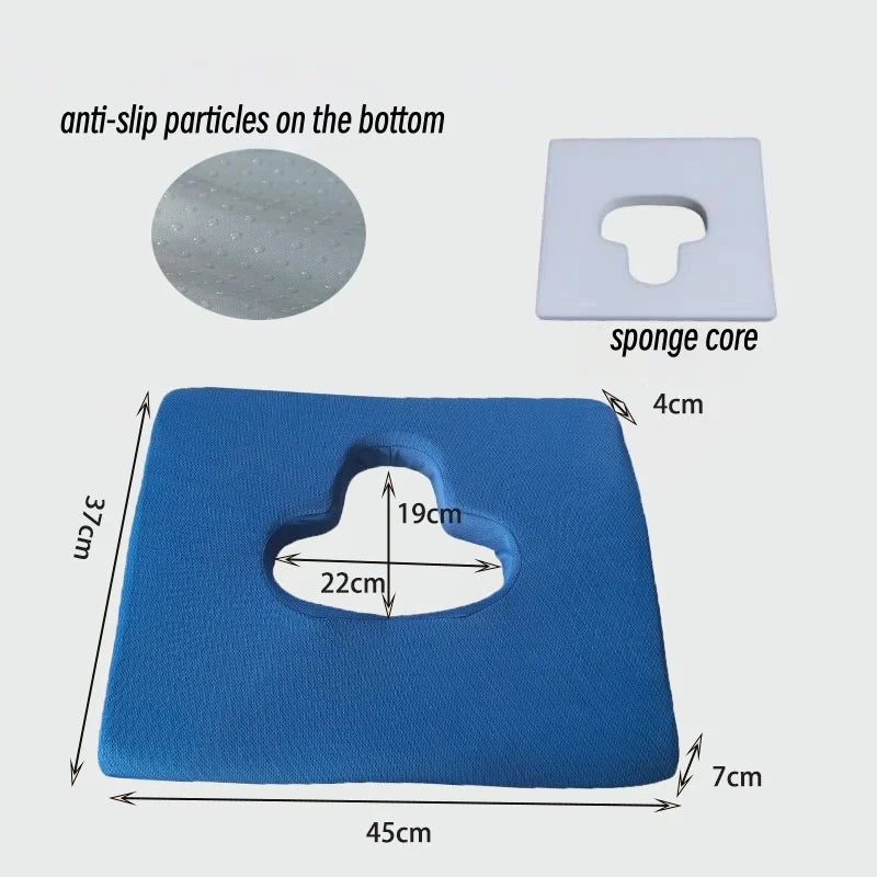 Pressure relief coccyx seat cushion, view 2