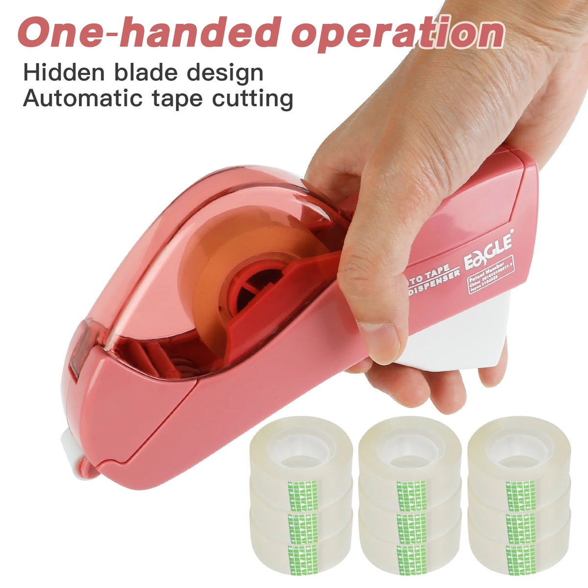 Auto Tape Dispenser with Cutter - 2-Pack view 2