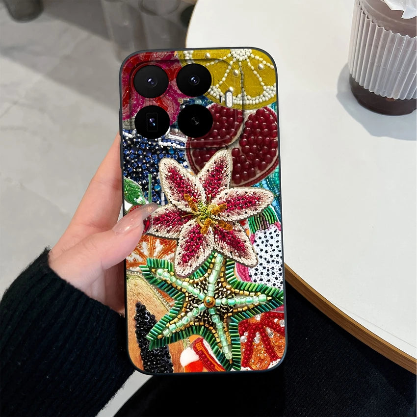 Liquid Silicone Phone Case for Xiaomi 17T / 17T Pro — Vibrant Fruit Print Soft Shell, Anti-Fingerprint Shockproof Bumper