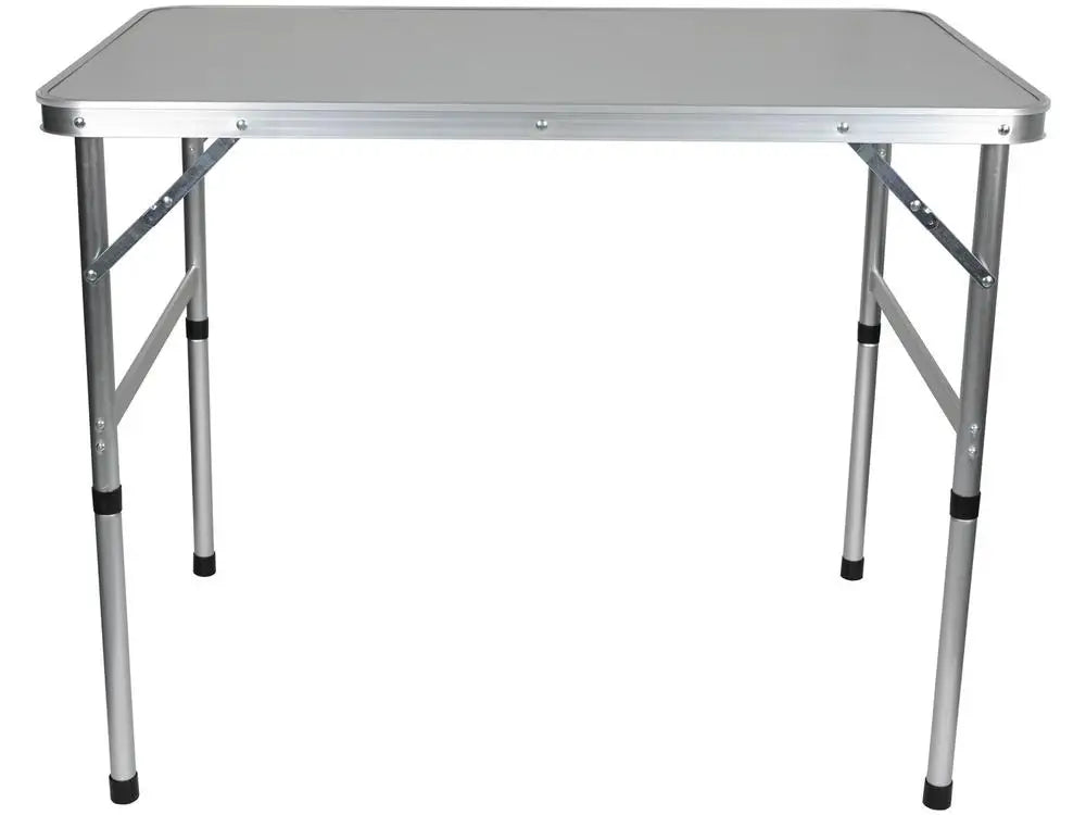 Portable Foldable Aluminum Table 90 x 60 cm (35.4 x 23.6 in), Lightweight Camping Picnic & BBQ Table