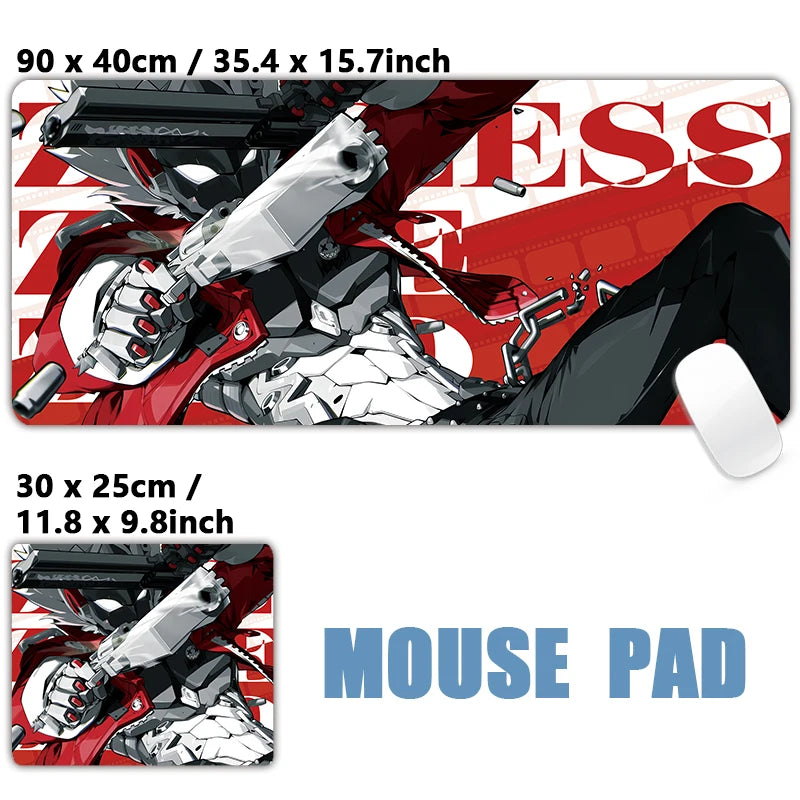 XXL Anime Gaming Mouse Pad – Hoshimi Miyabi & Evelyn Ellen Desk Mat, Large Keyboard Mousepad with Non-Slip Silicone Base