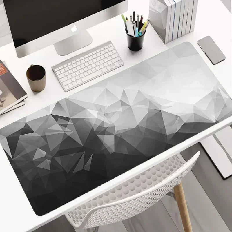 Large Gaming Mouse Pad 900 x 400 mm (35.4 x 15.7 in) XL Extended Non-Slip Rubber Base Stitched Edge – Abstract Desk Mat