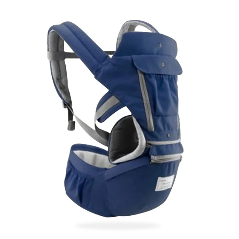 Ergonomic Baby Carrier Hipseat Sling 0-36 Months Front, Back & Side Carry Travel Wrap
